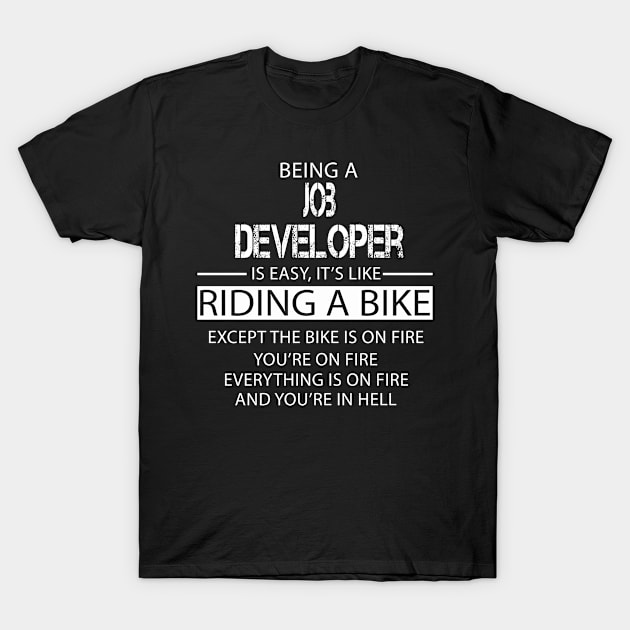 Job Developer T-Shirt by UtDesigner